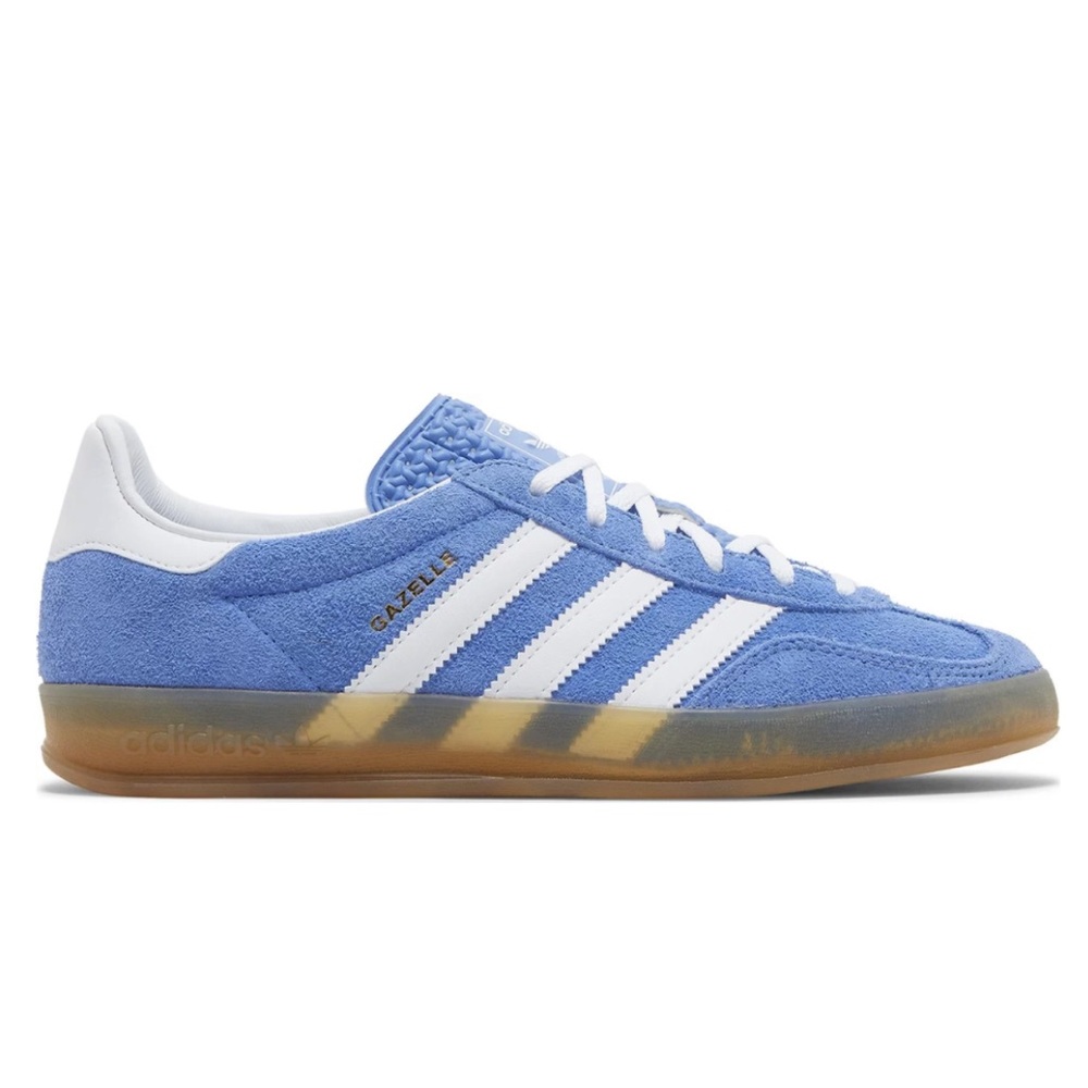 Women’s Adidas Gazelle Indoor 'Blue Fusion Gum Size: 6.5